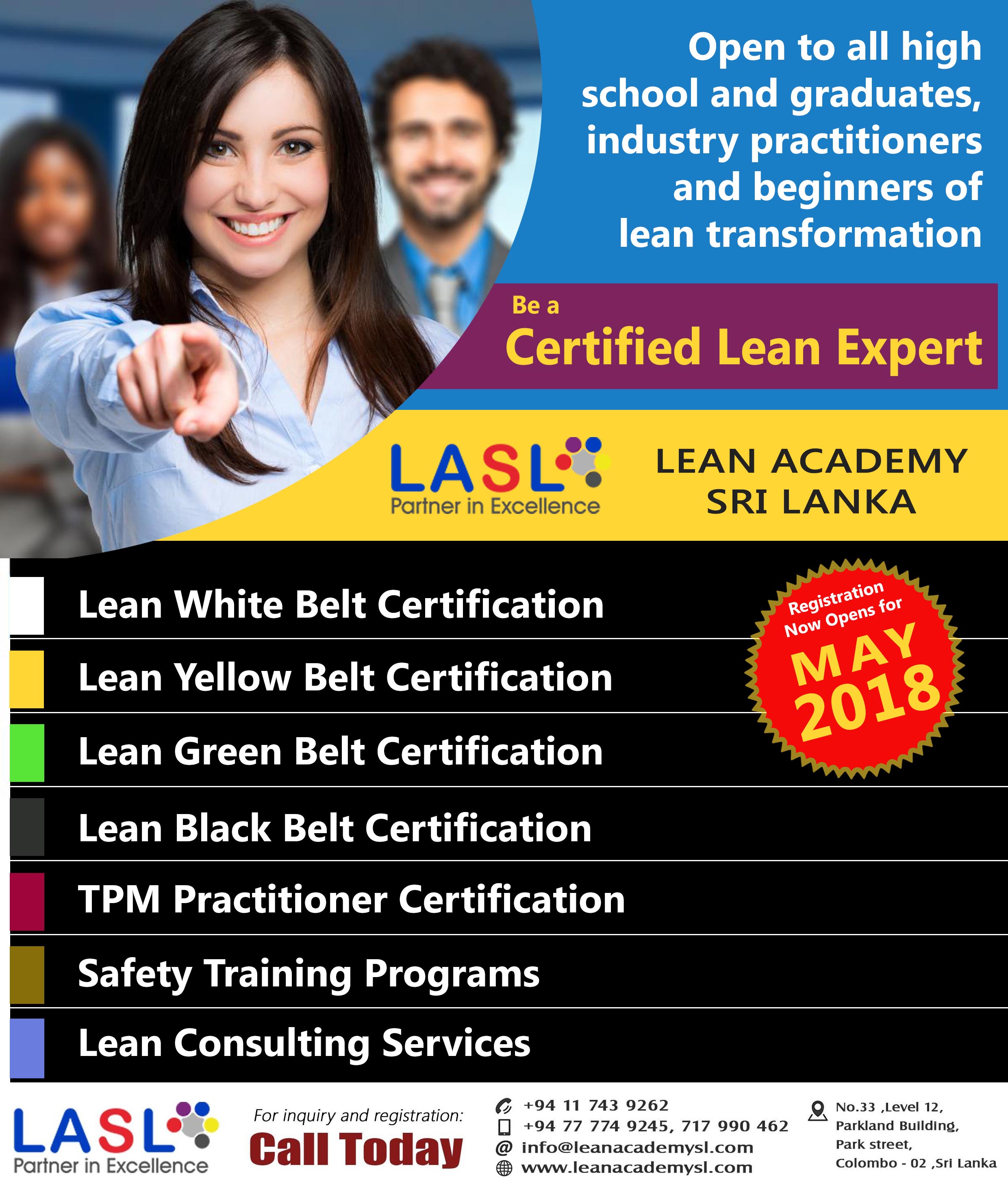 LASL Registrations Now Open for May 2018